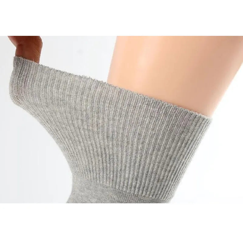 4 par/lote calcetines para diabéticos calcetines de boca sueltos no vinculantes para pacientes diabéticos hipertensos Material de algodón de bambú mujeres y hombres