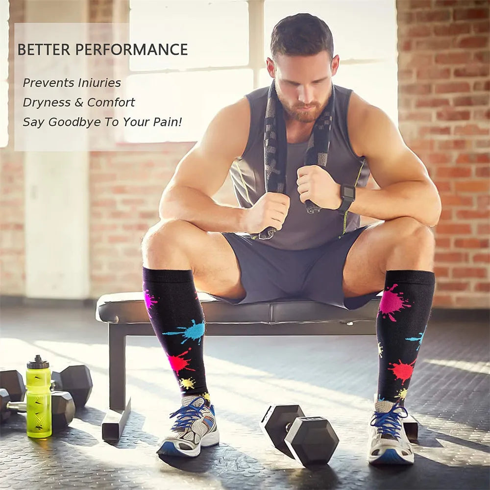 Compression Socks for Men or Women 20-30 Mmhg