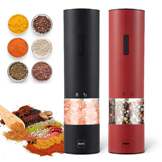 USB Charging Electric Salt Pepper Stainless Grinder with Automatic Spice Grinding