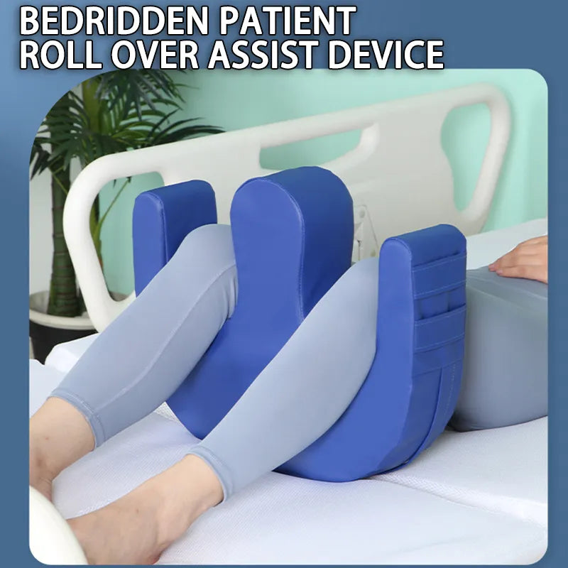 Cojín enrollable para pacientes postrados en cama, dispositivo de giro para personas mayores, asistente de enfermería para personas con discapacidad, antiescaras, fijable