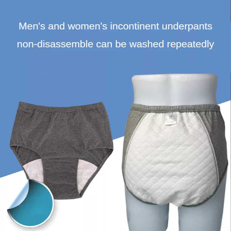 Incontinence Washable Underwear Diaper Solutions for Adult