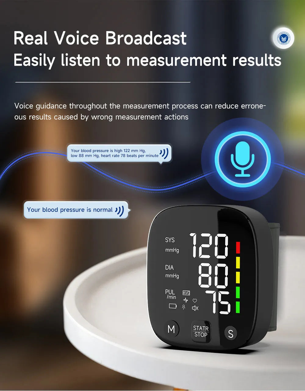 Wrist Blood Pressure Monitor