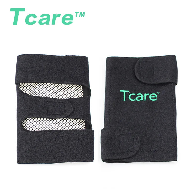 1 Pair Tourmaline Self-Heating Knee Leggings Brace Support with magnetic therapy.